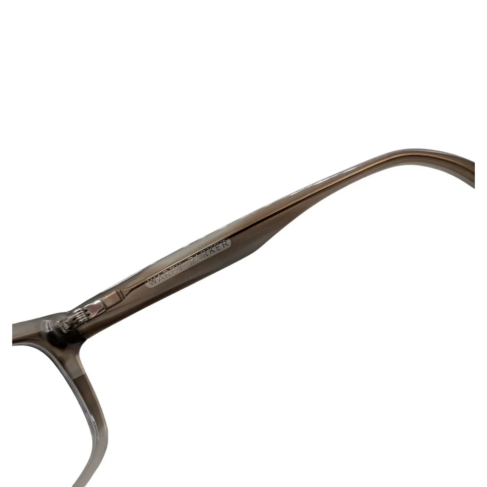 Warby Parker Translucent Taupe Rectangular Glasses